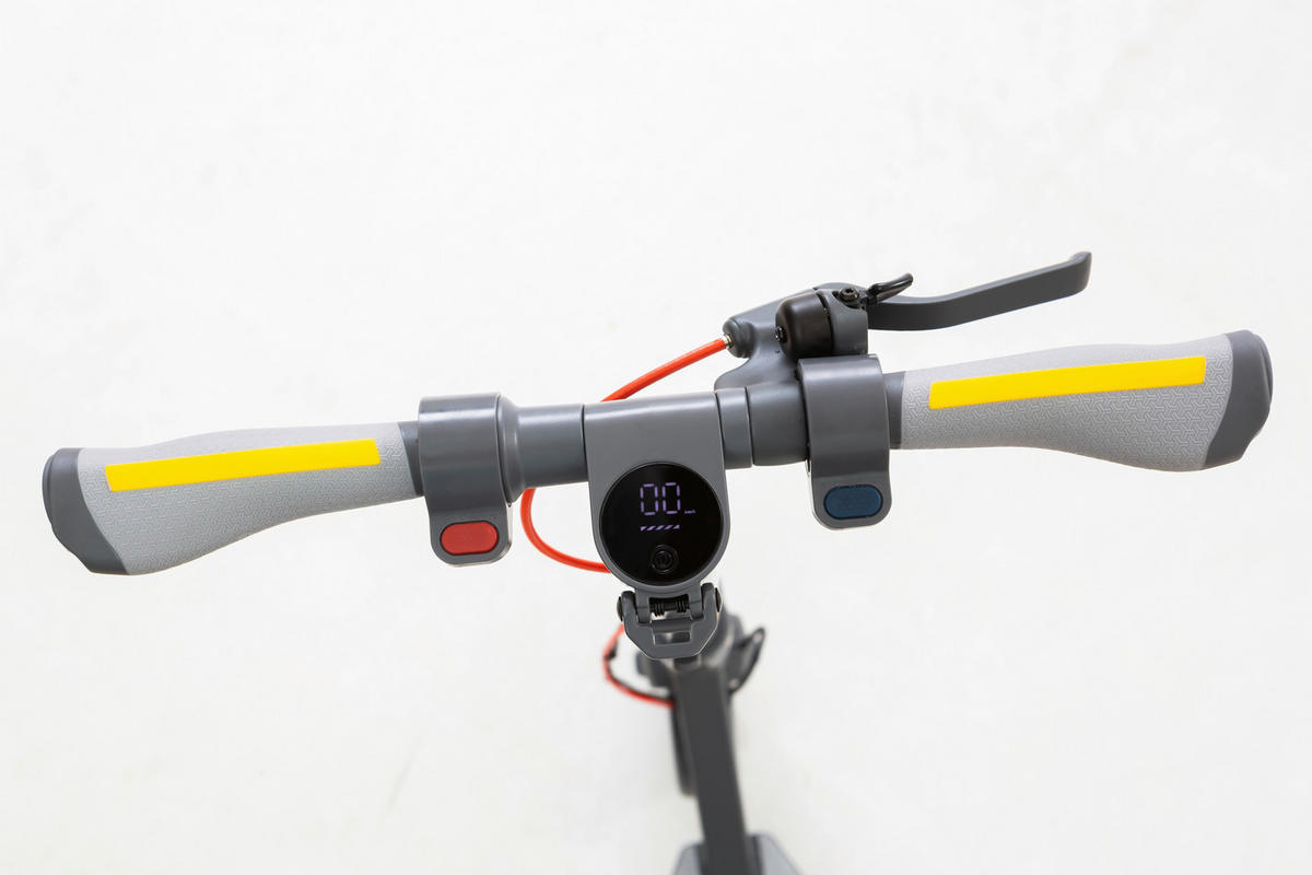 E-SCOOTER SHELL RIDE SR-5S CE  - Grau, KONVENTIONELL, Kunststoff/Metall (116/43/115cm)