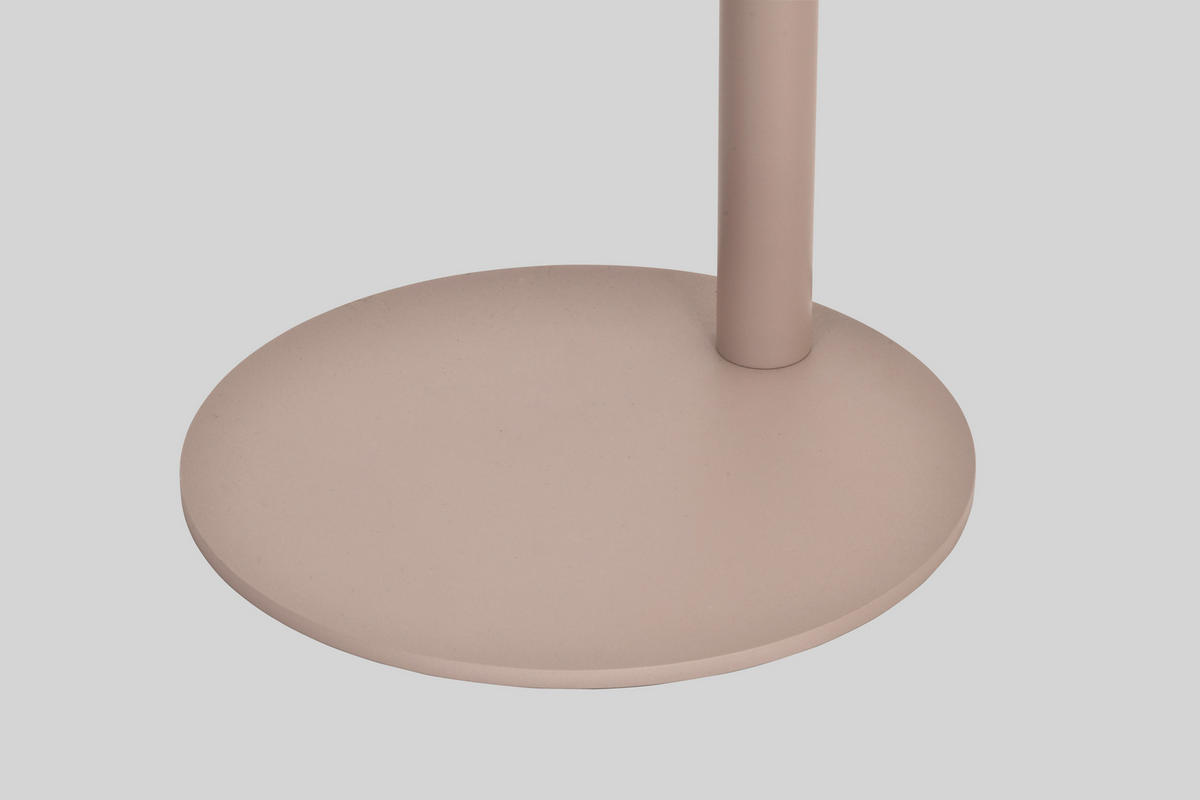 LED-STEHLEUCHTE Luberon 87,5/162,5/52 cm  - Sandfarben/Schwarzchrom, Design, Glas/Kunststoff (87,5/162,5/52cm)