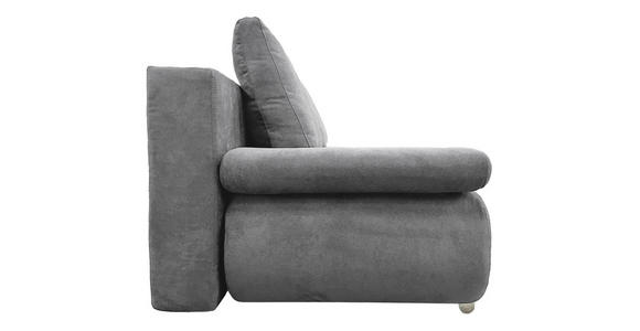 SCHLAFSOFA Jacquard Dunkelgrau  - Chromfarben/Dunkelgrau, Design, Textil (200/78/90cm) - Venda