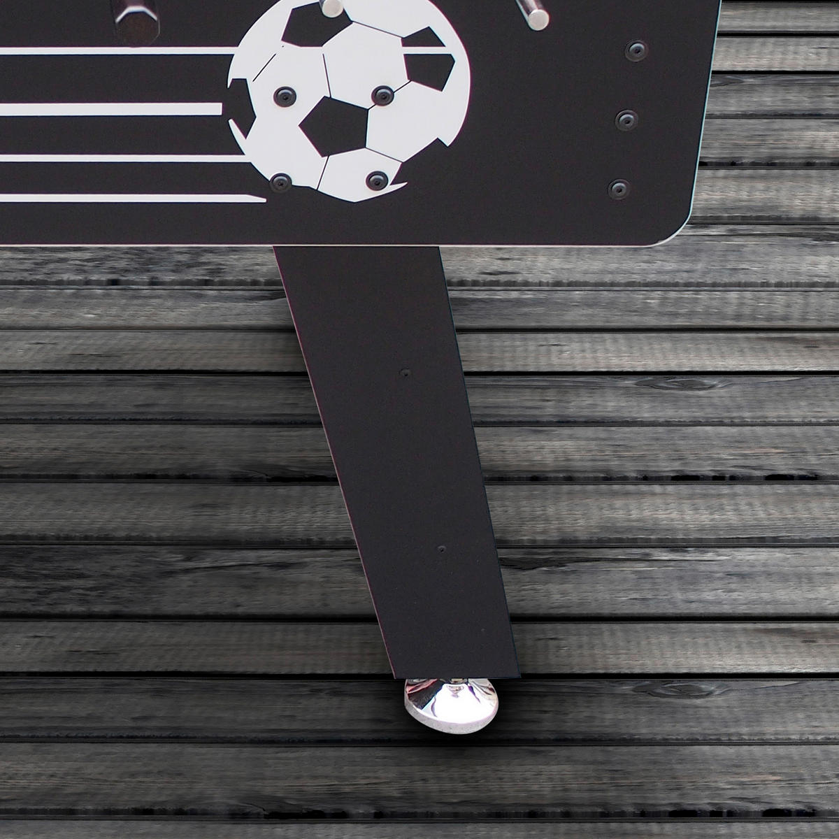 Tischfußball Arena - Schwarz, Basics, Holz (75/88/141cm) - Ambia Garden