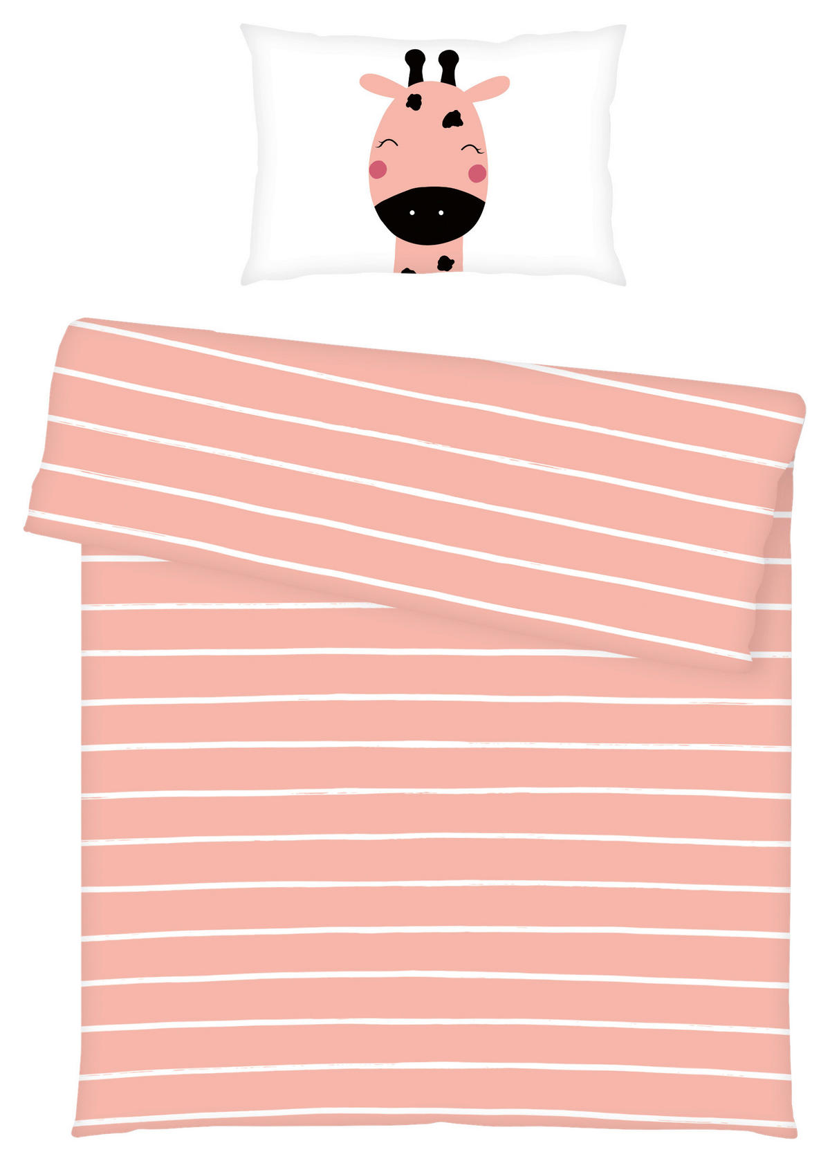 BABYBETTWÄSCHE 100/135 cm  - Rot/Weiß, KONVENTIONELL, Textil (100/135cm)