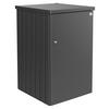 MÜLLTONNENBOX - Dunkelgrau, Basics, Metall (80/129/88cm) - Biohort