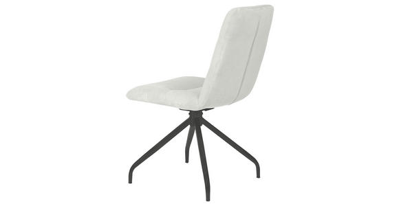 STUHL Webstoff Beige - Beige/Schwarz, Design, Textil/Metall (50/90/63cm) - Carryhome