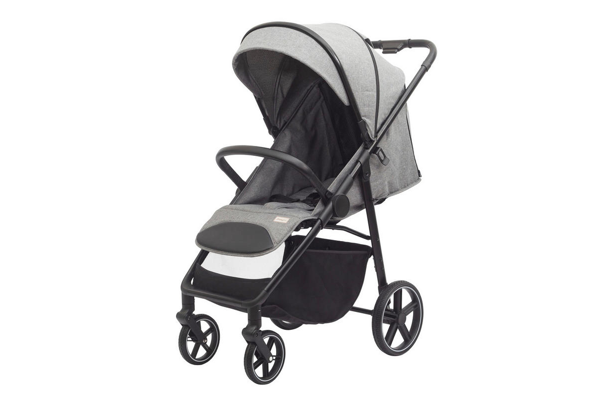 BUGGY Light Cruiser  - Schwarz/Grau, Basics, Kunststoff/Textil (55/56/107cm) - Jimmylee