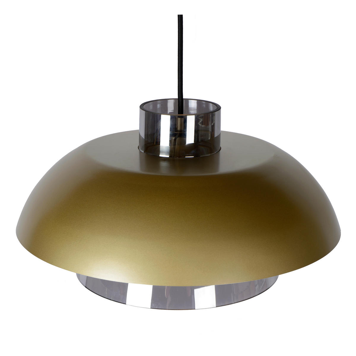 HÄNGELEUCHTE AVONMORE 40/40/148 cm  - Messingfarben, Basics, Glas (40/40/148cm) - Lucide