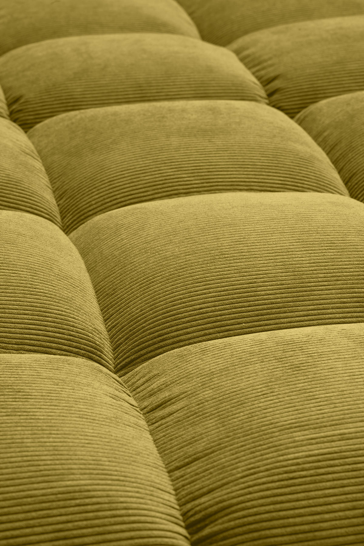 ECKSOFA Ottomane rechts, Eckteil  Hellgrün Feincord  - Schwarz/Hellgrün, Design, Holz/Textil (288/215cm) - Pure Home Lifestyle