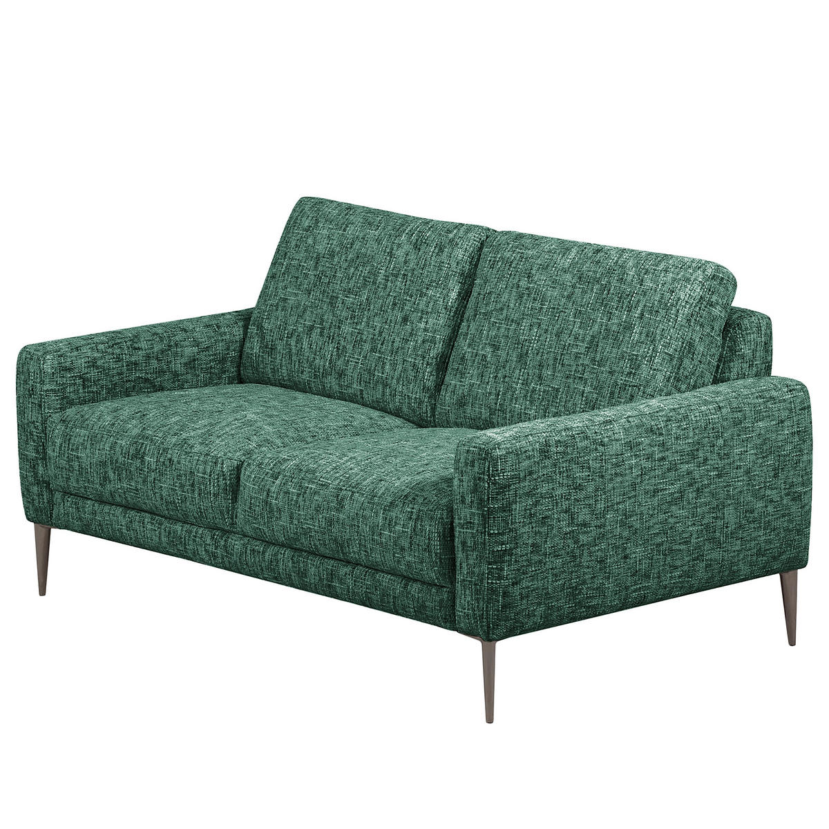 2-SITZER-SOFA Webstoff Blau, Gelb, Rot, Weiss  - Blau/Weiss, Design, Textil/Metall (157/85/92cm) - Livetastic