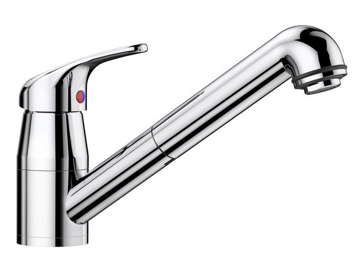 KÜCHENARMATUR 521752  - Chromfarben, Basics, Metall (5,6/16/26,3cm) - Blanco