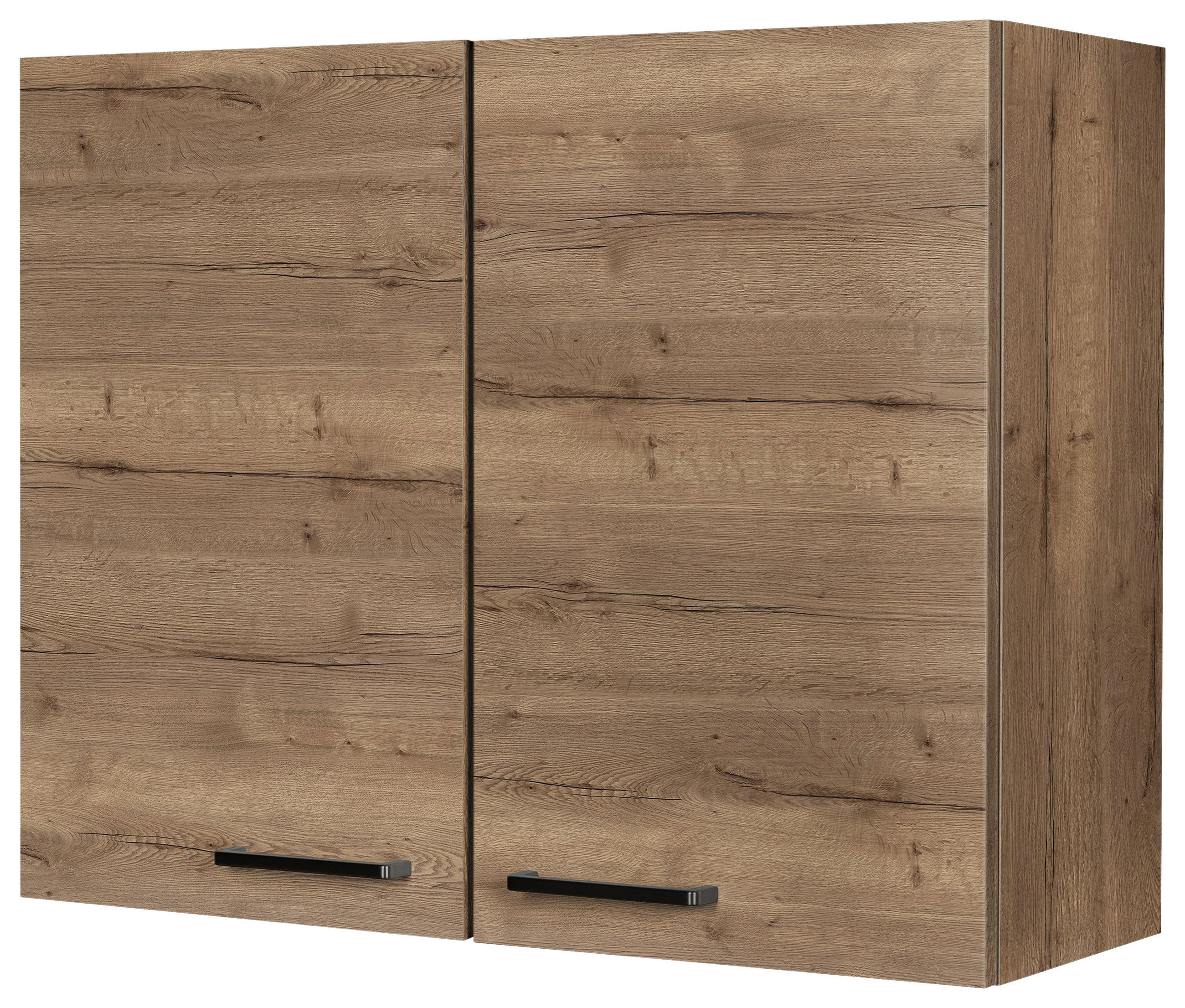 Nobilia Küchenoberschrank Structura Eiche dunkel 90x72x35 cm