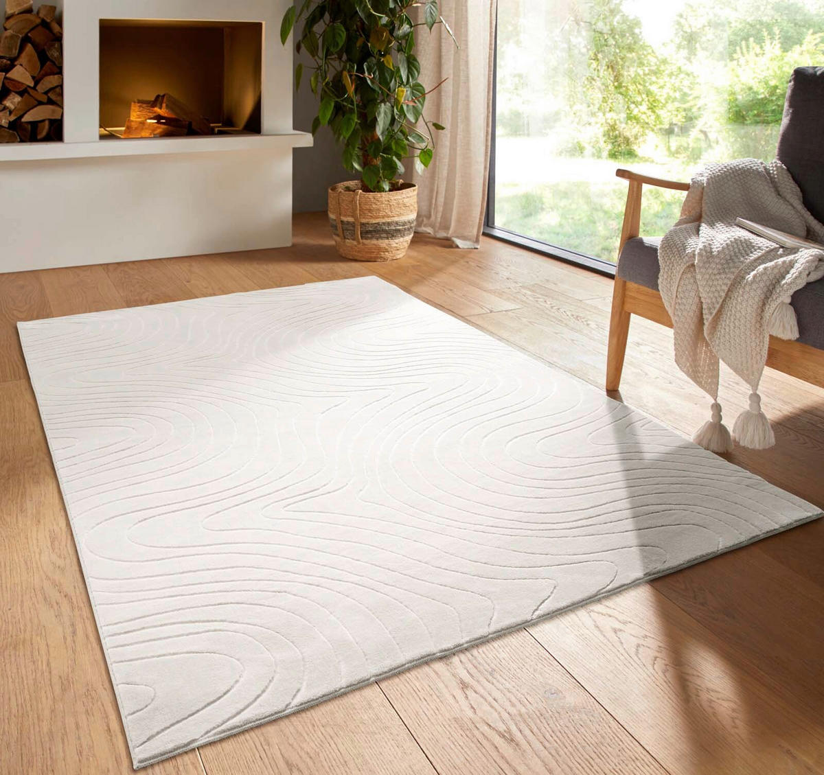 WEBTEPPICH 200/290 cm Stilo Creme rechteckig  - Creme, Basics, Textil (200/290cm) - Novel