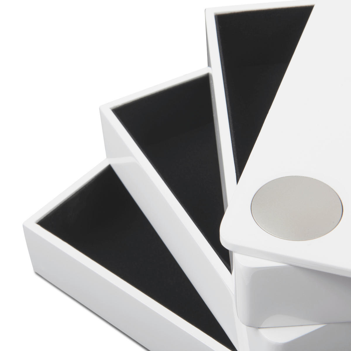 SCHMUCKBOX - Weiß, Basics, Holzwerkstoff (12/13/19cm) - Umbra