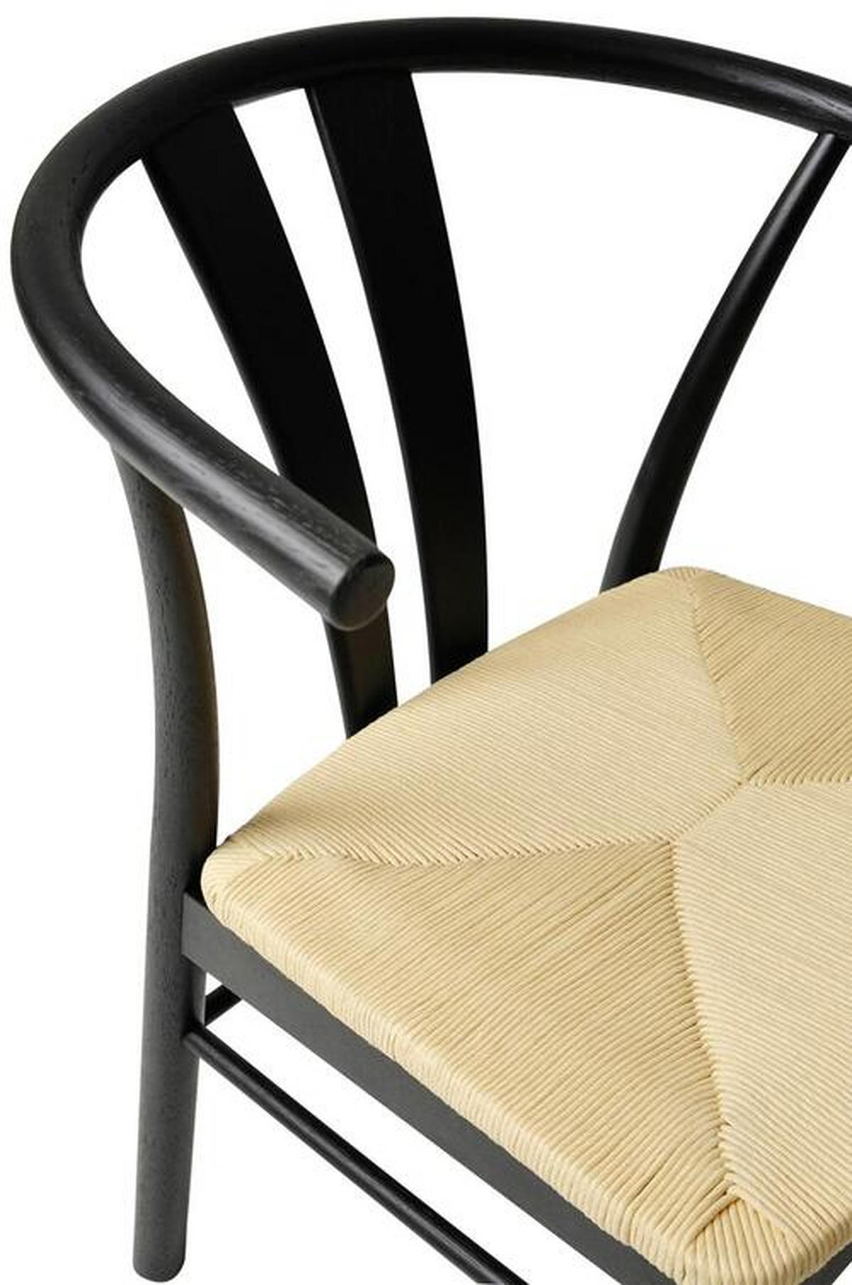 STOL  - svart/naturfärgad, Design, trämaterial/trä (54/83/54cm) - Best Price