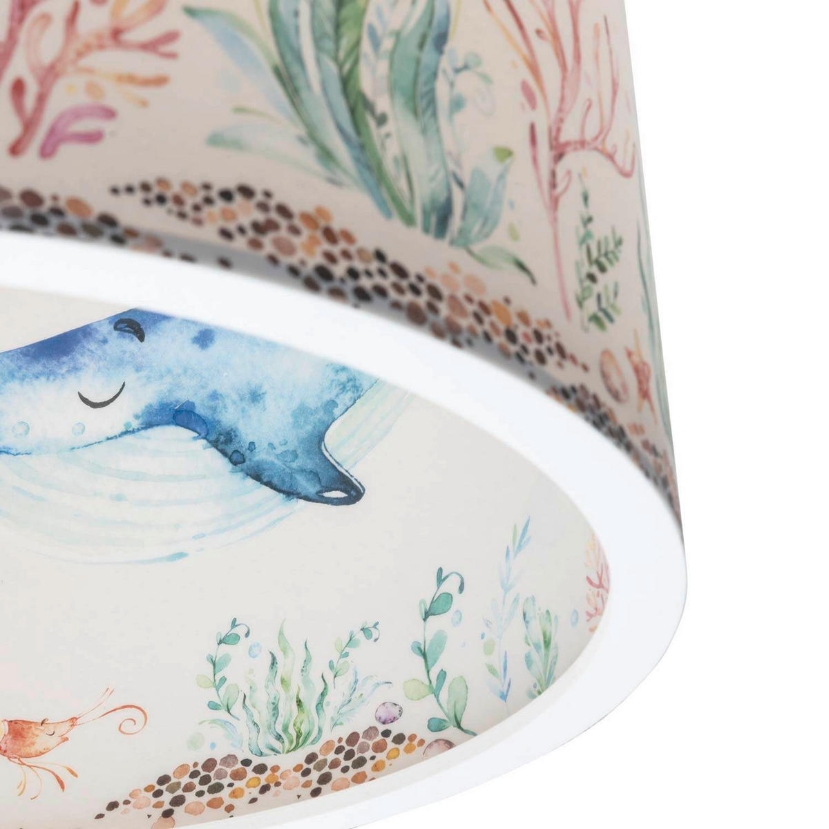 KINDERHÄNGELEUCHTE Meerestiere  - Weiß, Basics, Kunststoff (35/35/20cm)