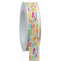 GESCHENKBAND  - Multicolor, Basics, Kunststoff (2,5cm)