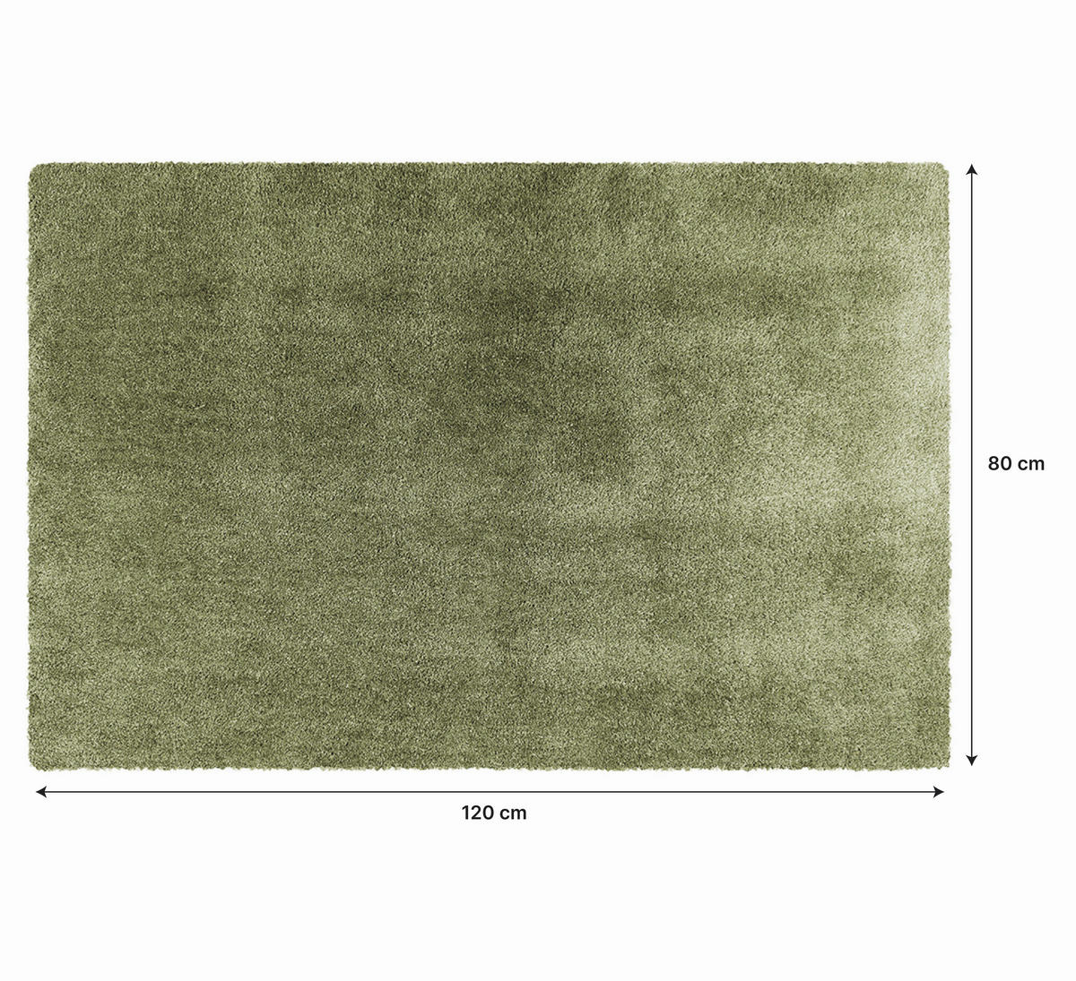 SZENNYFOGÓ SZŐNYEG - zsályazöld, Basics, műanyag/textil (80/1,2/120cm)