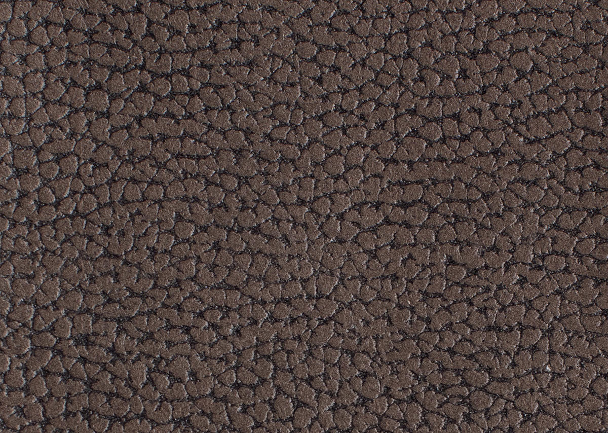 ECKSOFA in Webstoff Dunkelbraun  - Chromfarben/Dunkelbraun, Konventionell, Textil/Metall (220/163cm) - Beldomo System