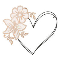 NÁSTENNÁ DEKORÁCIA 50/45/2 cm  - Basics, kov/drevo (50/45/2cm)