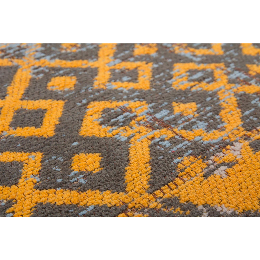 Thumbnail - Xxxl Flachwebeteppich Symphony 160 Gold, Gold, Textil, Patchwork, rechteckig, 200x290 cm, pflegeleicht, Teppiche & Böden...