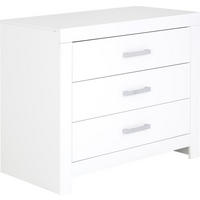 KOMMODE Fiona  in 110/91,9/55,3 cm  - Chromfarben/Weiß, Design, Holzwerkstoff/Metall (110/91,9/55,3cm) - Paidi