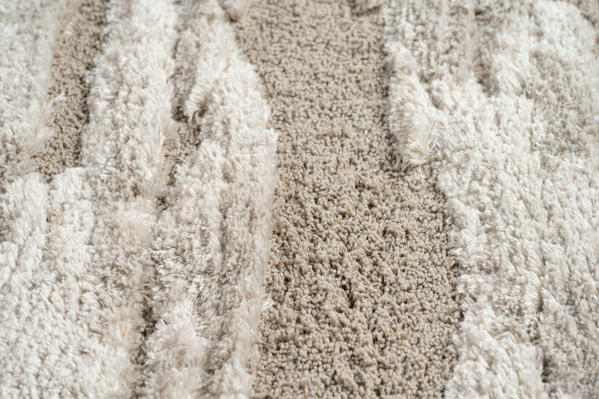 WEBTEPPICH  Wohnzimmer 200/290 cm Limba Beige  - Beige, Basics, Kunststoff/Textil (200/290cm) - Novel