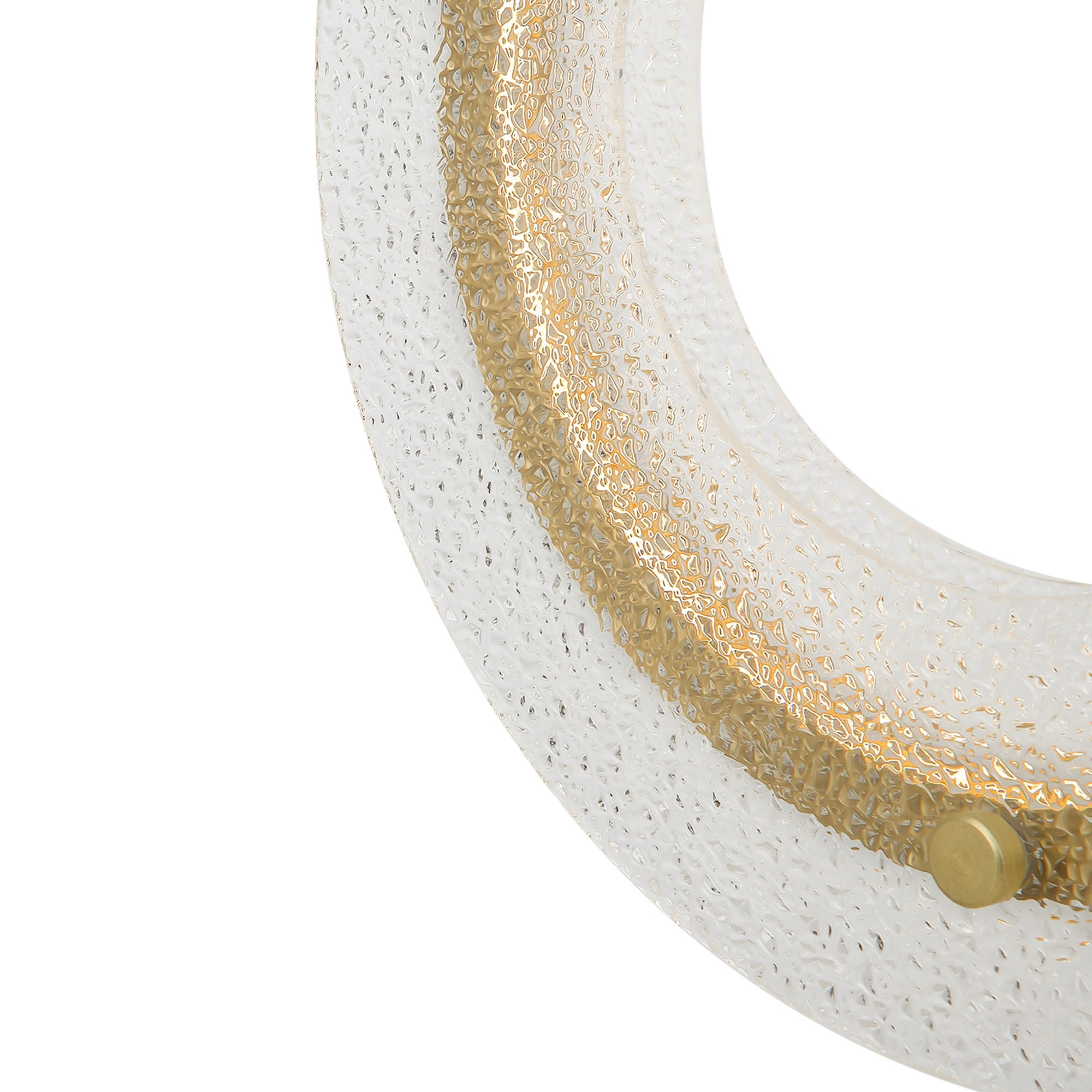WANDLEUCHTE Pendant   - Transparent/Goldfarben, Trend, Glas/Metall (133,1/32/16cm) - MAYTONI