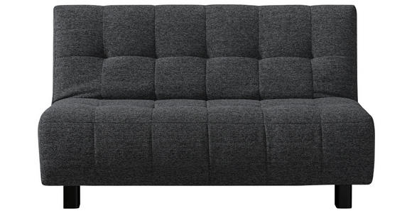 SCHLAFSOFA in Dunkelgrau  - Dunkelgrau/Schwarz, Design, Textil/Metall (145/92/102cm) - Novel