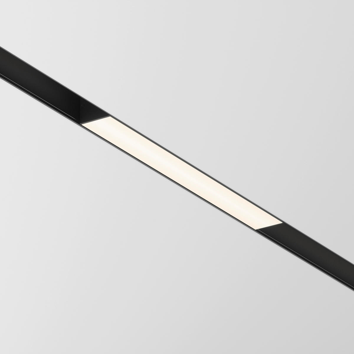 SCHIENENSYSTEM-STRAHLER - Schwarz, Basics, Kunststoff/Metall (3,4/6,8/30cm) - MAYTONI