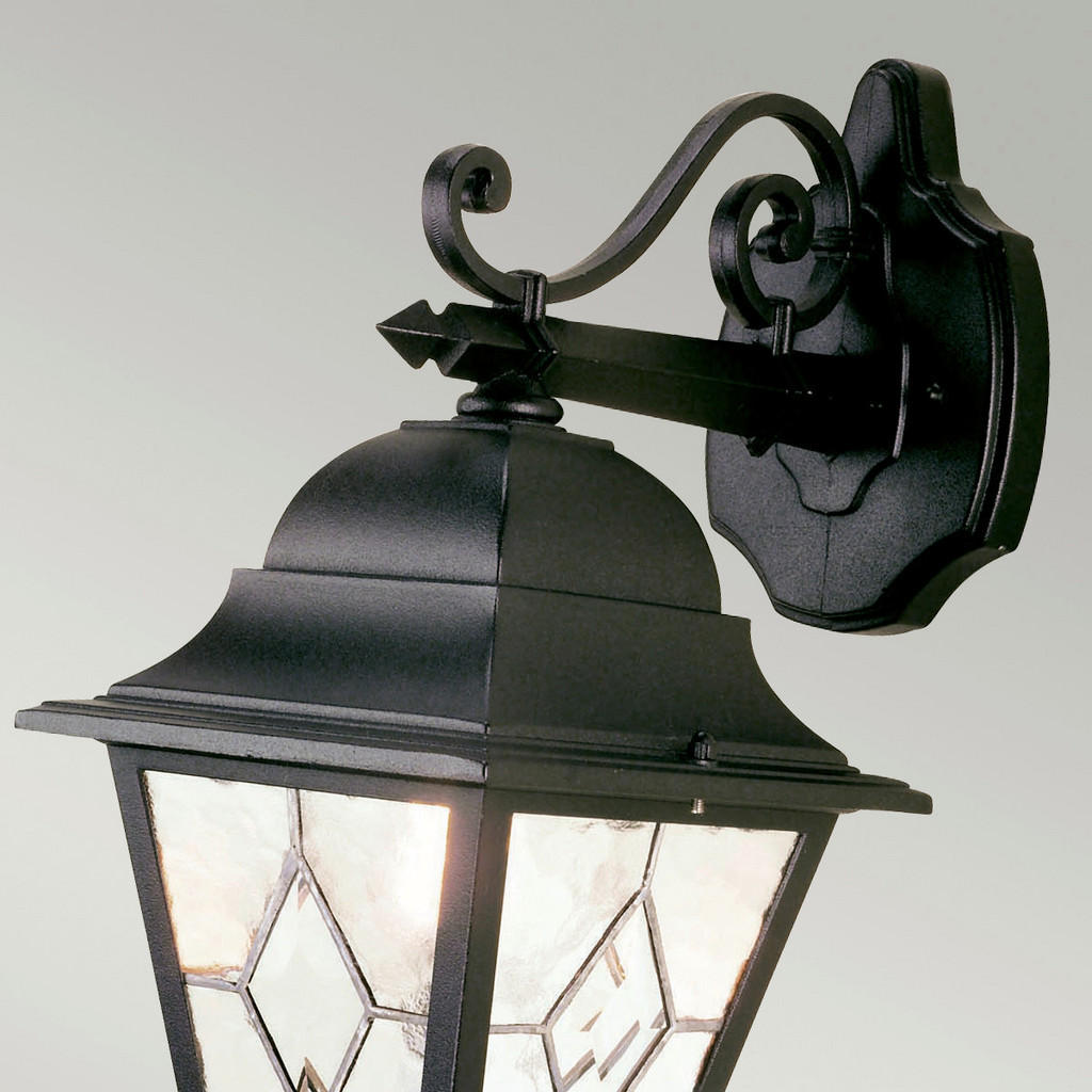 Thumbnail - Elstead Lighting AUßENWANDLEUCHTE Elstead Nr2-Blk, Schwarz, Metall, Glas, 18.4x45x21.5 cm, Grüner Punkt, RoHS, Lampen & ...