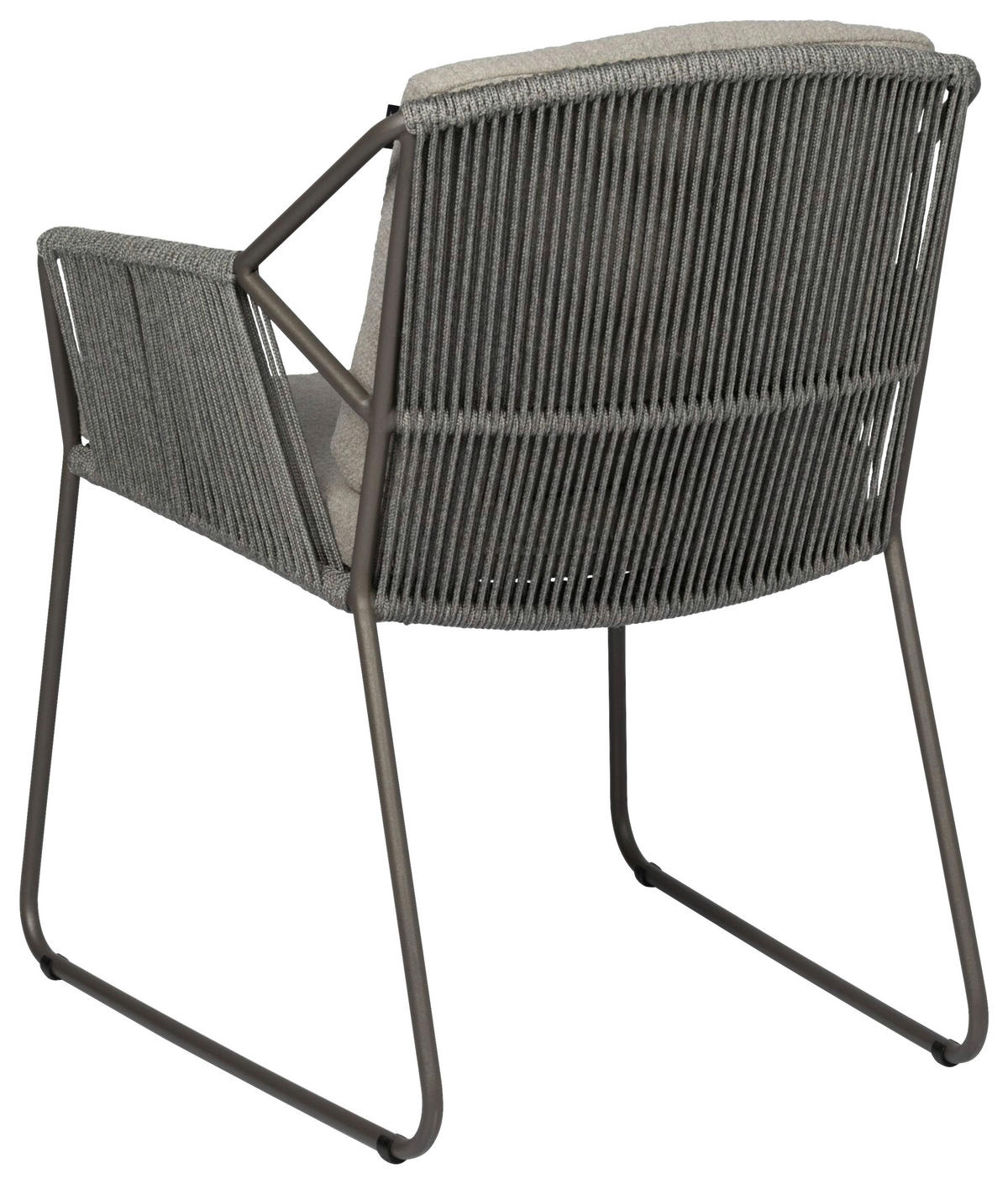 GARTENSTUHL Edelstahl Schlammfarben, Taupe  - Taupe/Schlammfarben, Basics, Textil/Metall (62/82/68cm) - Joop!