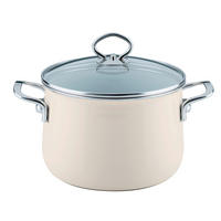 LONAC ZA MESO  4 l  Avorio  - boje šampanjca, Basics, staklo/metal (20cm) - Riess