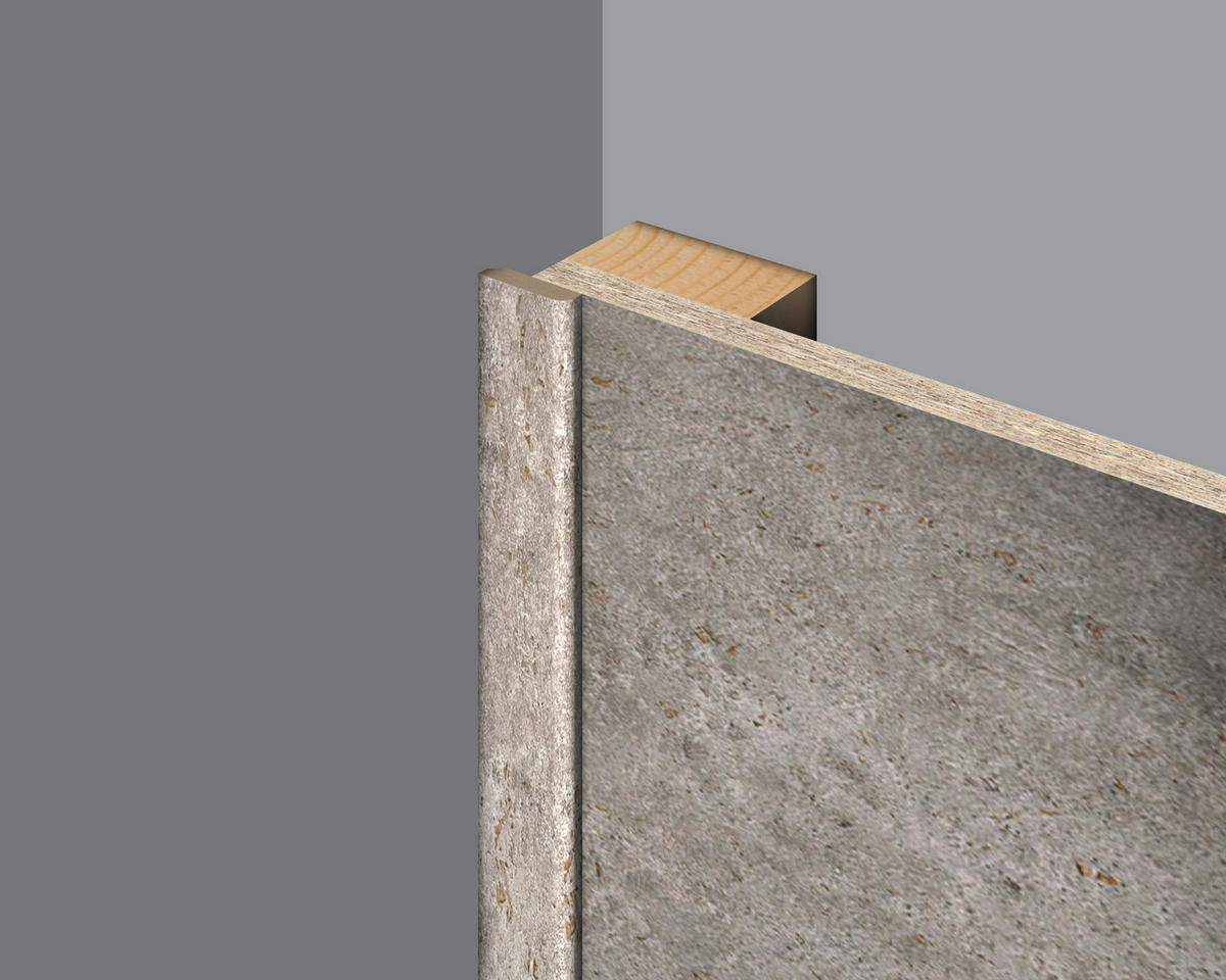 Abdeckleiste Grau  - Basics (240/0.6/2.5cm) - Egger Holzwerkstoffe