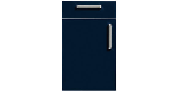 EINBAUKÜCHE - Blau/Weiß, Design, Holzwerkstoff - Dieter Knoll