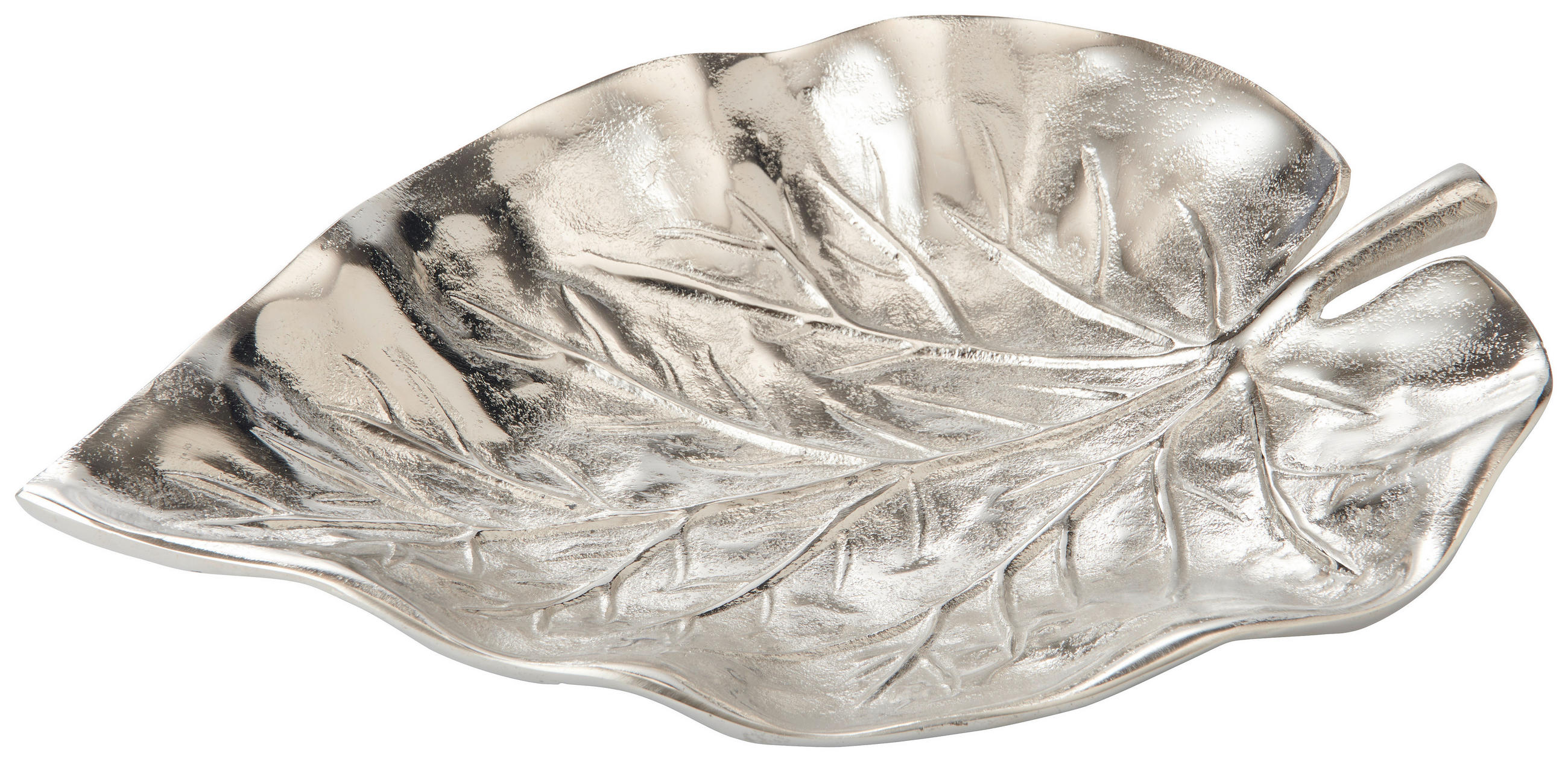 DEKORAČNÍ MISKA  - barvy niklu, Design, kov (36/28/6cm) - Ambia Home