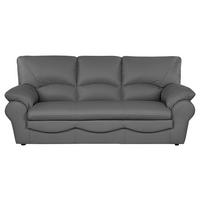 SCHLAFSOFA Leder Anthrazit  - Anthrazit/Schwarz, Design, Leder/Kunststoff (205/92/85cm) - Livetastic
