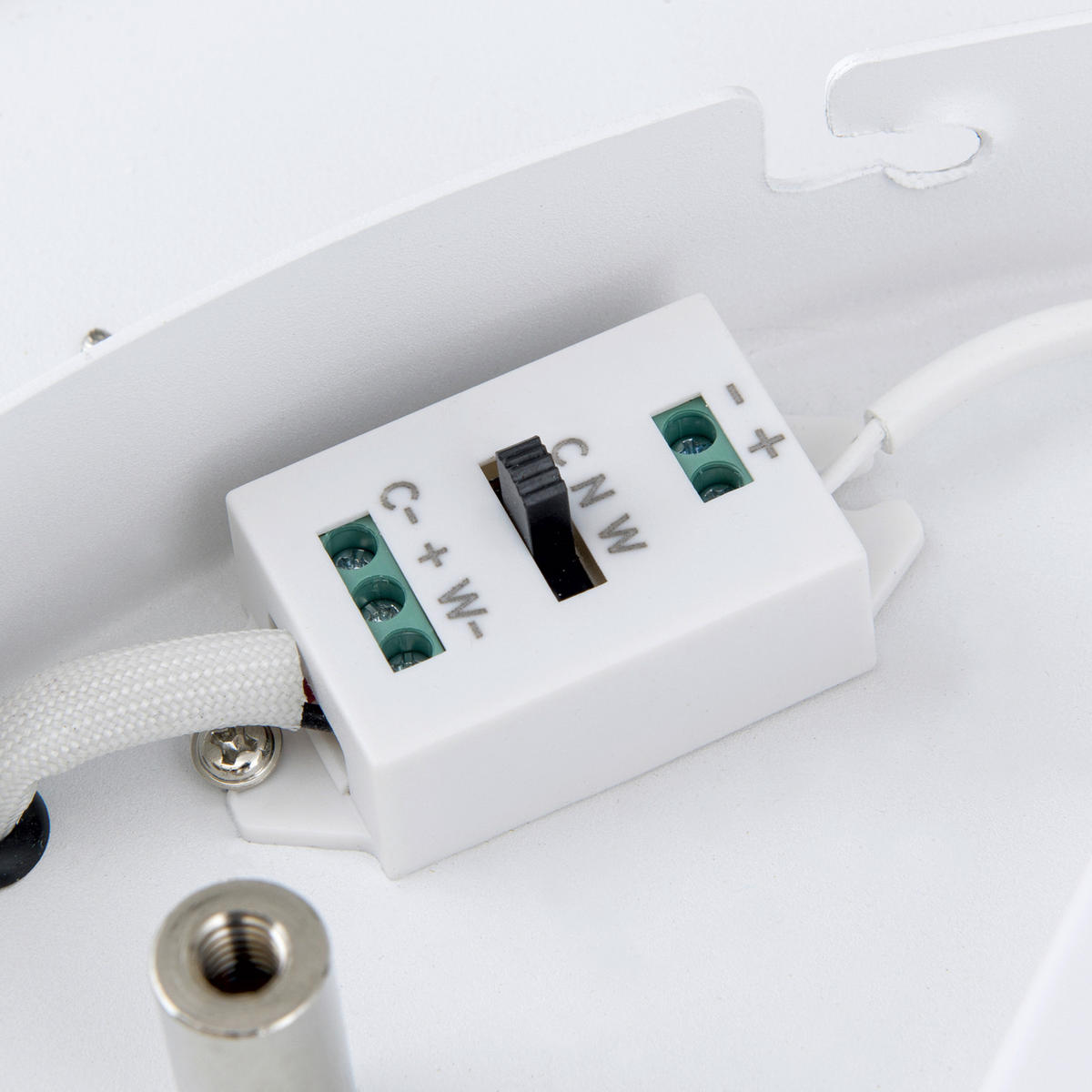 LED-DECKENLEUCHTE Masca 40/6,5 cm   - Schwarz, Basics, Kunststoff/Metall (40/6,5cm)