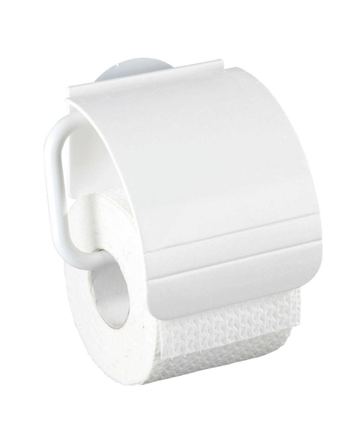 WC-PAPÍR TARTÓ  - áttetsző/fehér, Basics, műanyag - Wenko