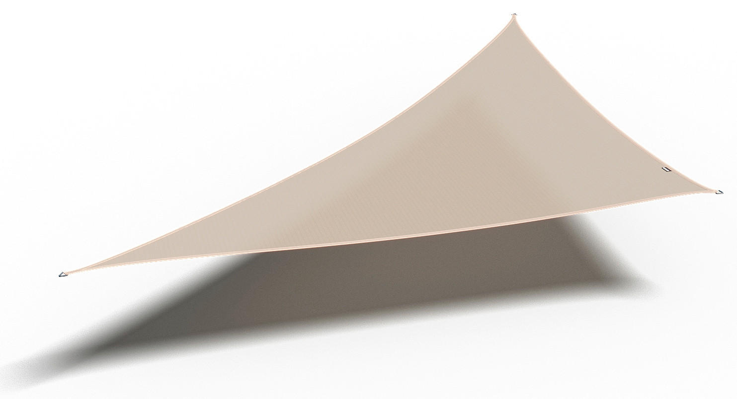 SONNENSEGEL  - Weiß, MODERN, Kunststoff (400/1/570cm) - Gardenson