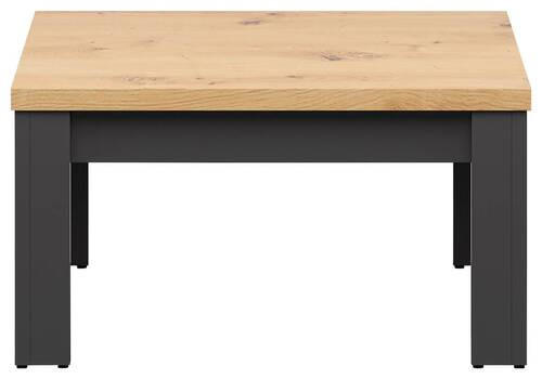 COUCHTISCH 75/75/40 cm rechteckig Graphitfarben, Eiche Artisan  - Graphitfarben/Eiche Artisan, Design, Holzwerkstoff (75/75/40cm)