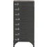 KOMMODE Schwarz - Schwarz, Design, Metall (42/91/31cm) - Kare-Design