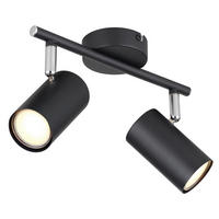 STRAHLER - Chromfarben/Schwarz, Konventionell, Metall (25/10/13,5cm) - Globo