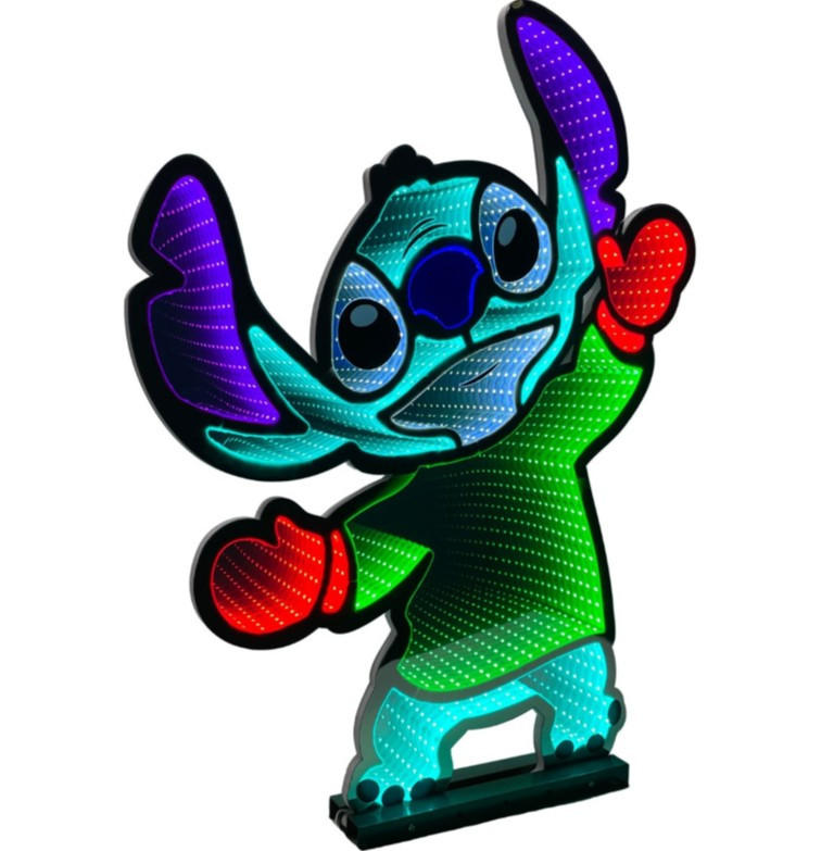 LED-WEIHNACHTSFIGUR  - Multicolor, Basics, Kunststoff/Metall (60cm) - Disney