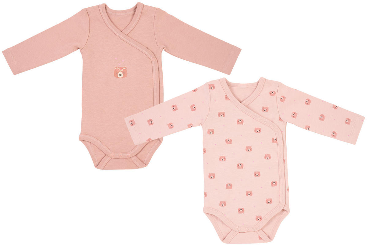 WICKELBODY Girly Bears  - Rosa, Basics, Textil (50/56null) - Patinio