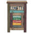 KOMMODE Mangoholz massiv Multicolor - Multicolor/Schwarz, Design, Holz/Metall (40/60/35cm)