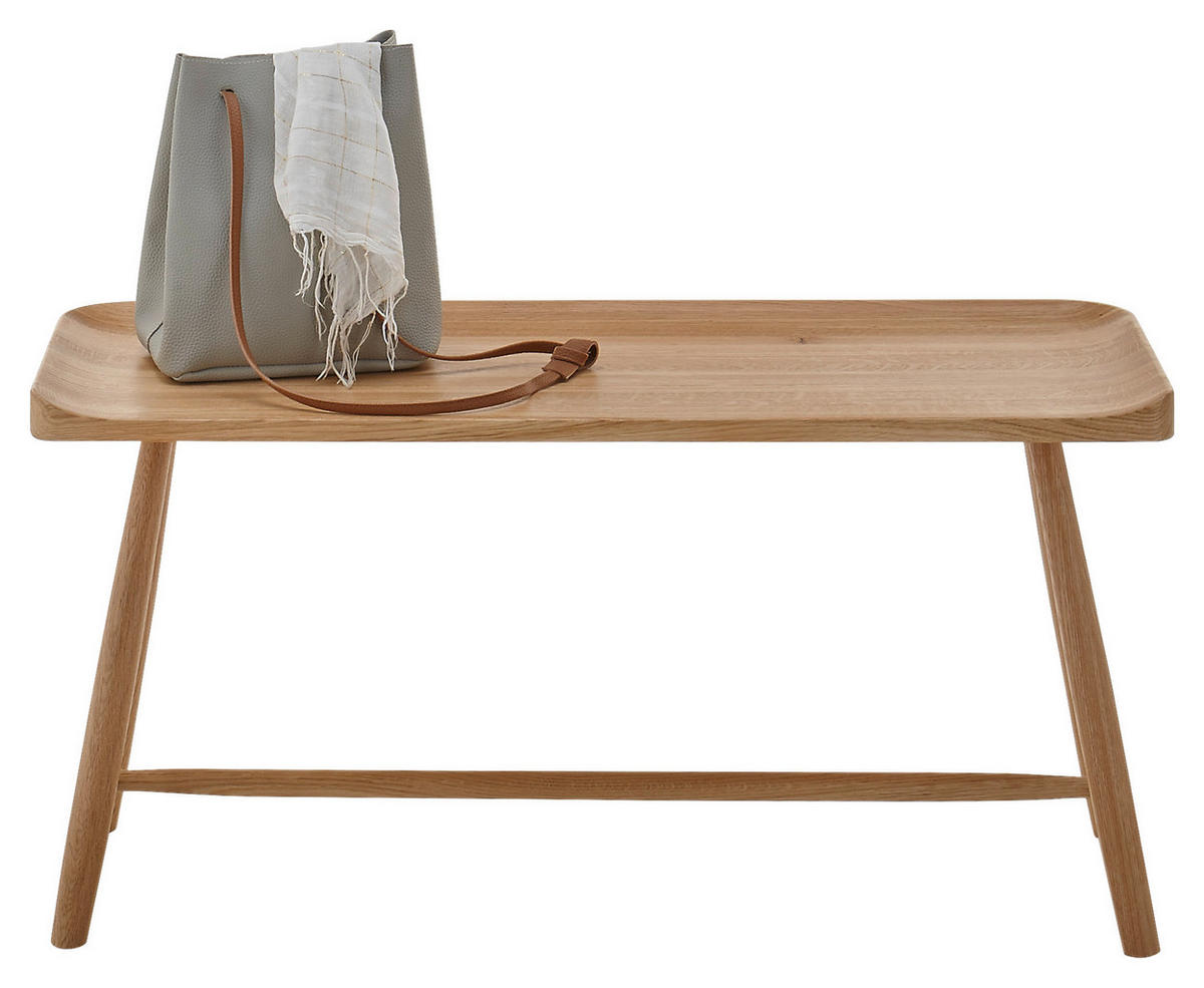 SEDACÍ LAVICE, dřevo, 95/45/35 cm - barvy dubu, Basics, dřevo (95/45/35cm)