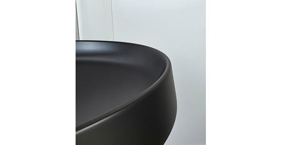 BEISTELLTISCH 70/70/36 cm Schwarz rund  - Schwarz, Design, Metall (70/70/36cm) - Landscape