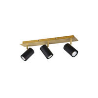 STRAHLER Marley 48/9/15 cm   - Goldfarben/Schwarz, Basics, Metall (48/9/15cm) - Trio Leuchten