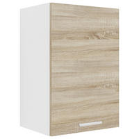VÄGGSKÅP 40/60/31 cm  i vit, Sonoma ek  - vit/Sonoma ek, Klassisk, metall/trämaterial (40/60/31cm) - MID.YOU