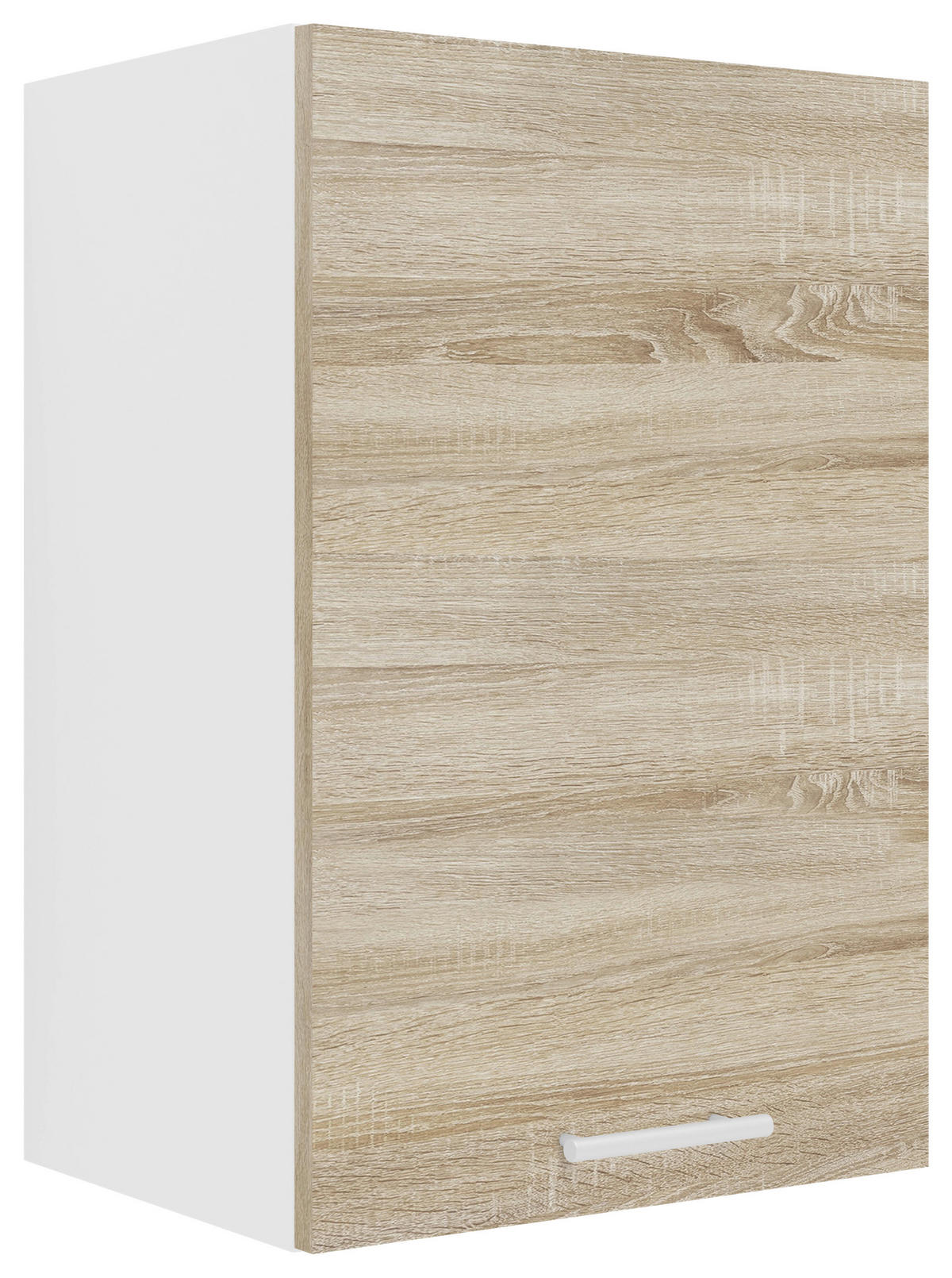 VÄGGSKÅP 40/60/31 cm  i vit, Sonoma ek  - vit/Sonoma ek, Klassisk, metall/trämaterial (40/60/31cm) - MID.YOU