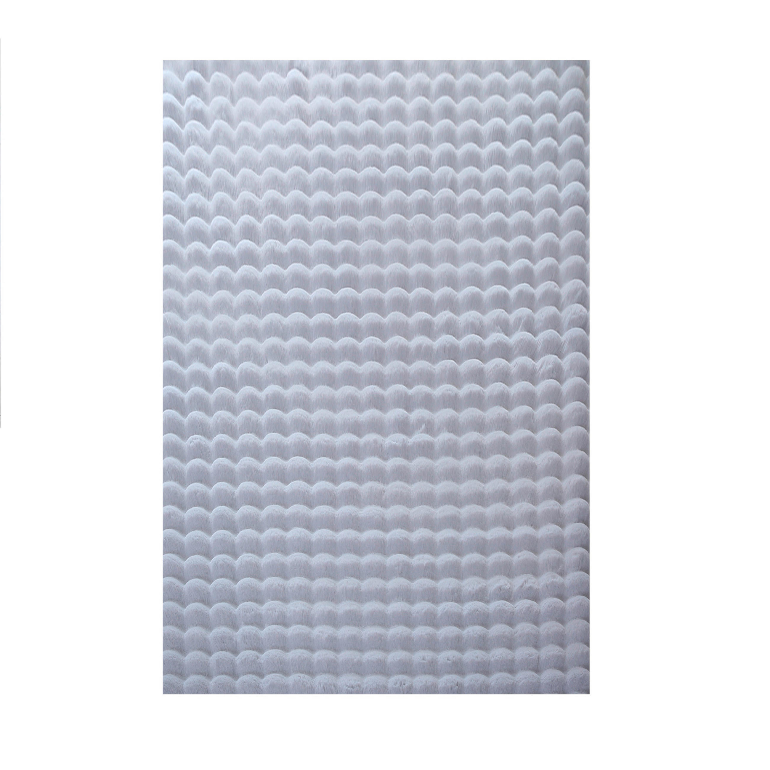 HOCHFLORTEPPICH 80/150 cm Ambiance Silberfarben  - Silberfarben, Basics, Textil (80/150cm)