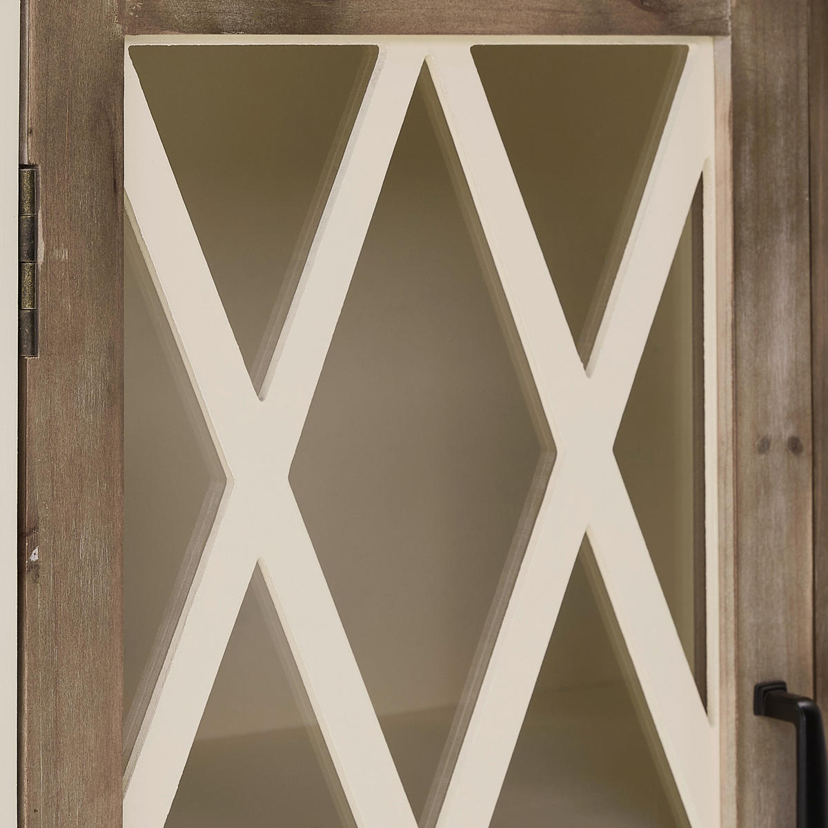 KOMMODE  in 80/85/35 cm  - Klar/Schwarz, KONVENTIONELL, Glas/Holz (80/85/35cm) - Livetastic